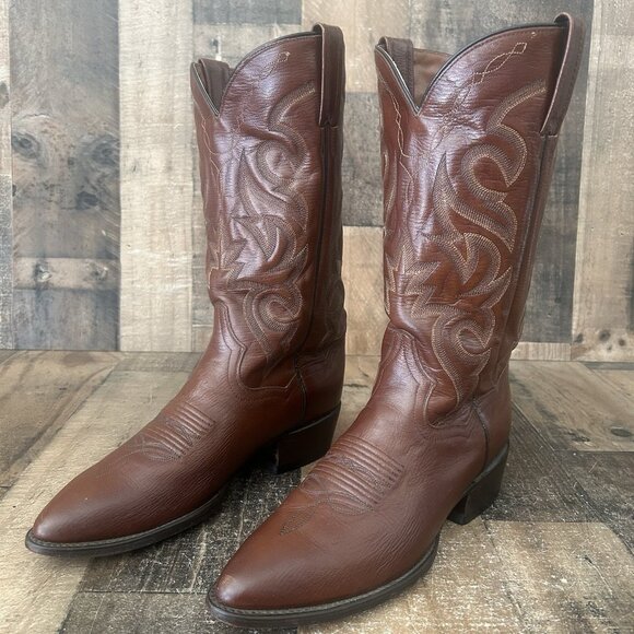 Dan Post 2111 J Western Cowboy Boots Mens 8.5 D - Picture 2 of 12
